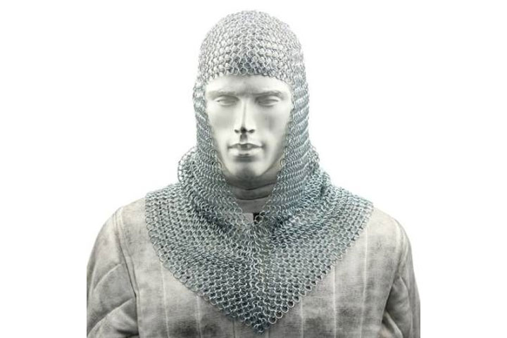 Medieval Warrior Battle Ready Chain Mail Coif