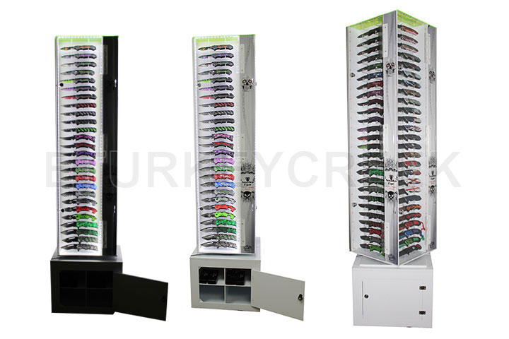 108 PC Floor Knife Display with or without LED. Kn...