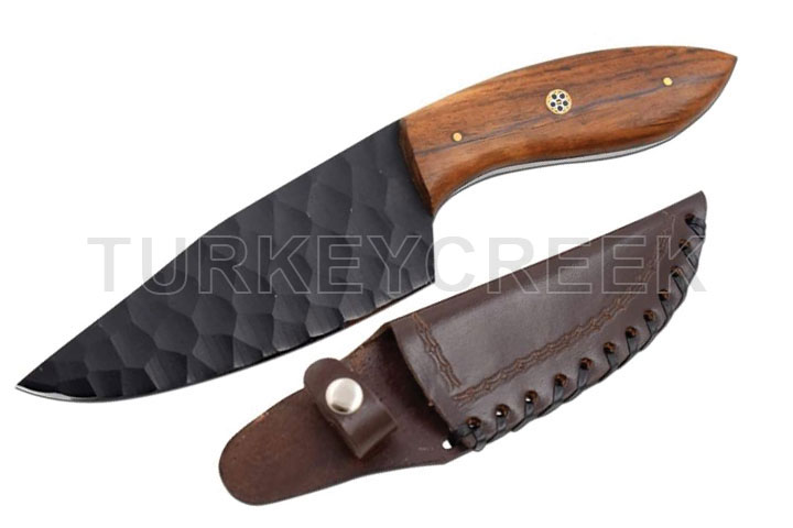 Old Ram Full Tang Hand Forged Fix Blade Hunting Ou...