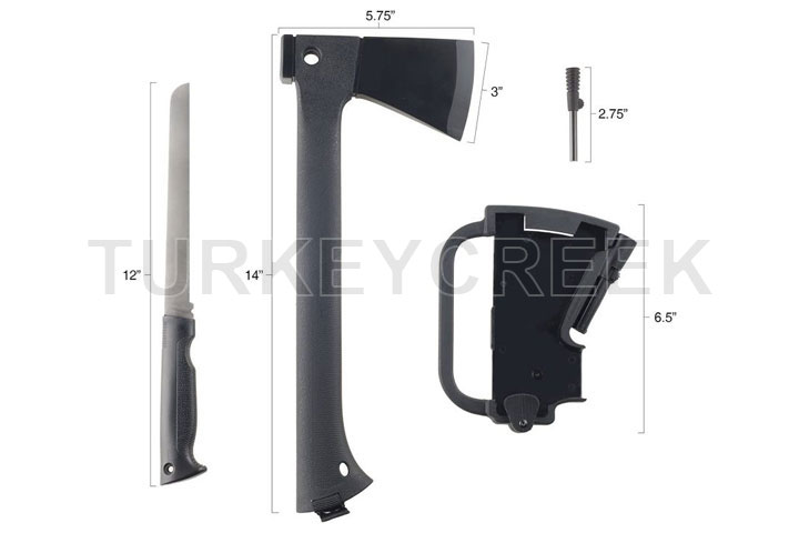 Snake Eye Tactical Camping Hand Axe and Accessorie...