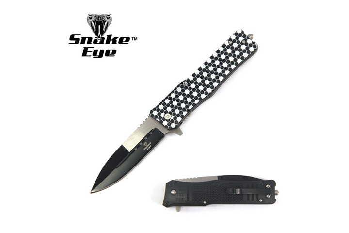 Snake Eye Tactical CA4 Spring Assist knife With Gl...