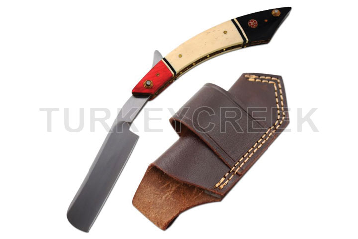 Old Ram Handmade Straight Razor Comes With Leather...
