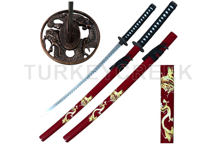 Samurai Katana with Samurai Design Scabbard 40
