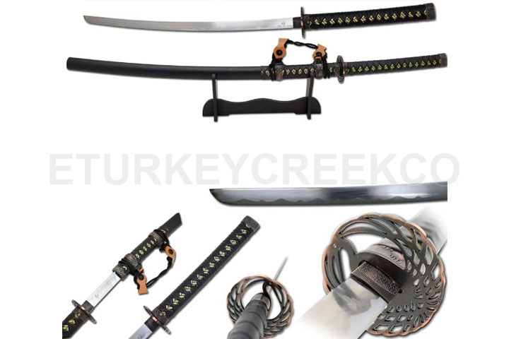 Snake Eye Tactical Two Tone Samurai Katana Sword w...