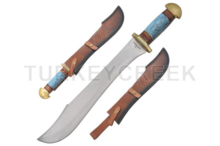 Old Ram Handmade Fixed Blade Hunting Bowie Knife