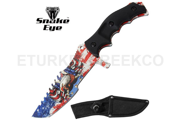 Snake Eye Tactical Heavy Duty Fix Blade Knife 8.5