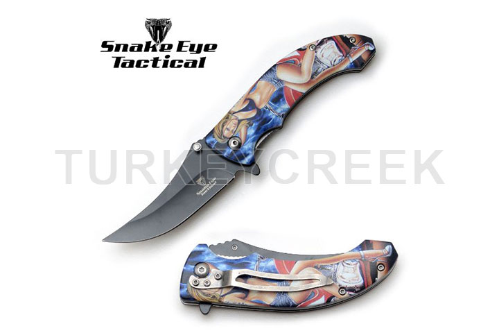 Snake Eye Tactical Spring Assist Knife 4.5