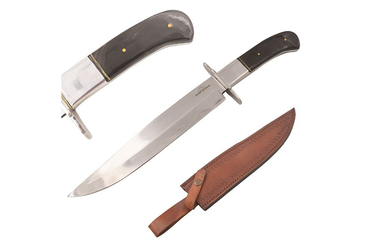 Old Ram Handmade Fixed Blade Hunting Bowie Knife H...