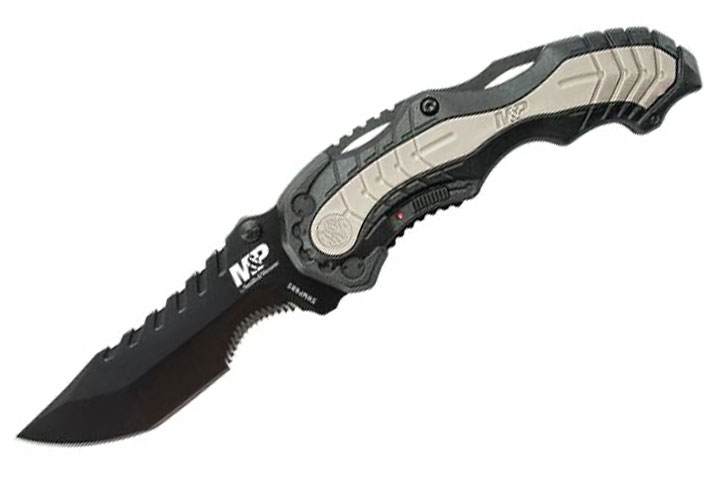 Smith & Wesson Black MAGIC Spring Assisted Knife