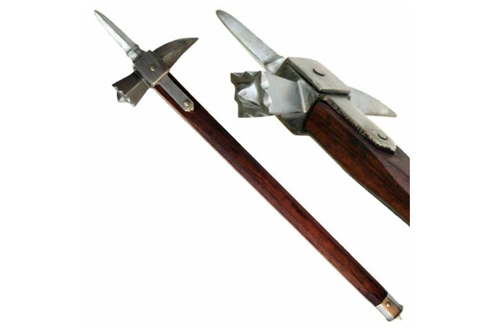 Medieval Warrior Functional Spiked Lucerne War Ham...