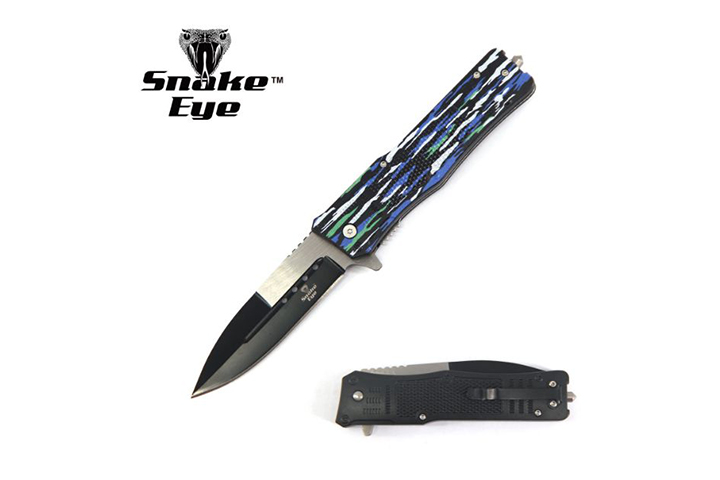 Snake Eye Tactical CA3 Spring Assist knife With Gl...