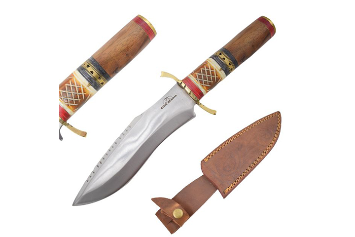 Old Ram Handmade Fixed Blade Knife BB& WD Handle