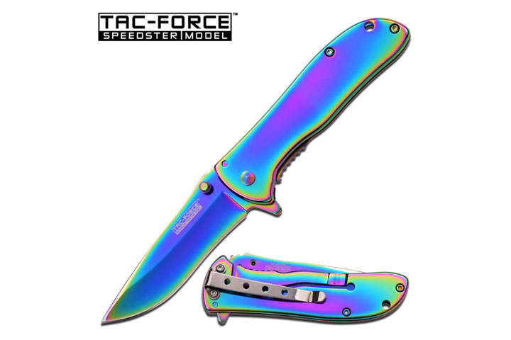 TAC FORCE TF-861RB SPRING ASSIST KNIFE 3.75