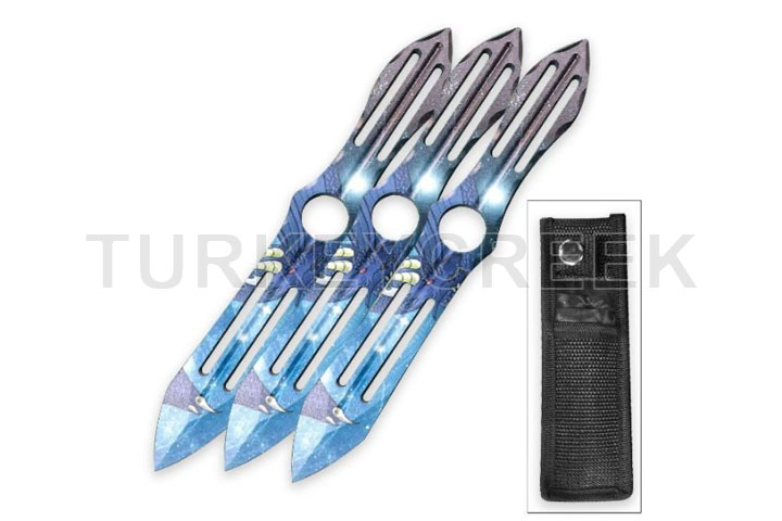Snake Eye Tactical Throwing Knife set Comes with S...