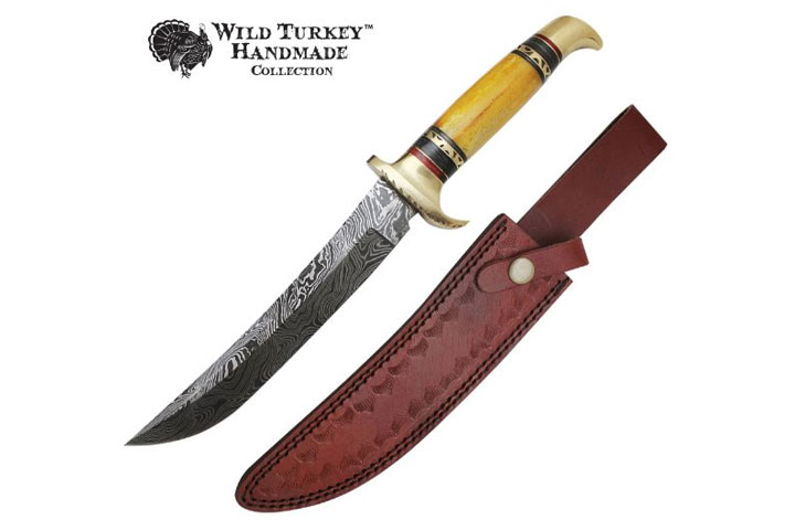 Wild Turkey Handmade Collection Fix Blade Knife 13...