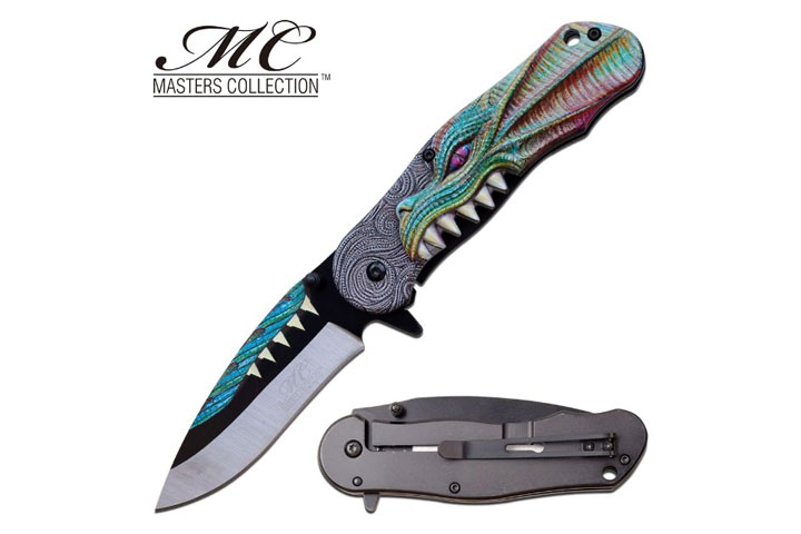 MASTERS COLLECTION MC-A060GN SPRING ASSISTED KNIFE