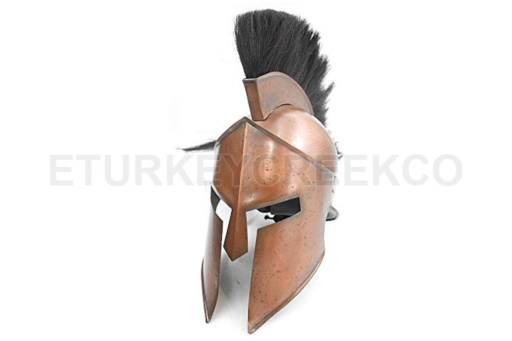 Medieval Warrior Spartan Helmet King Leonidas Helm...