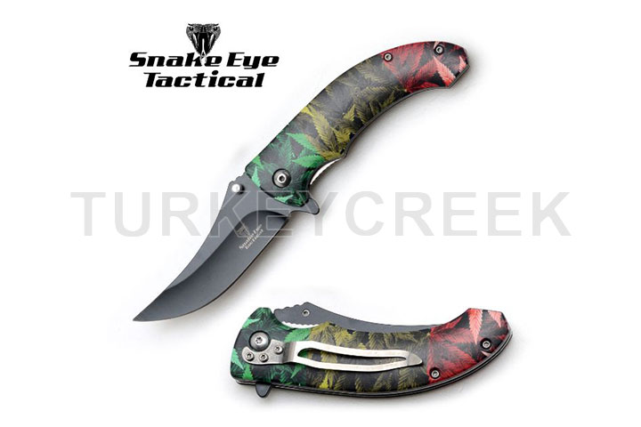 Snake Eye Tactical Spring Assist Knife 4.5