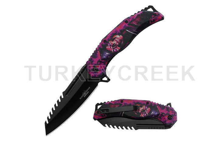 Dark Fantasy Blades Spring Assist knife Collection