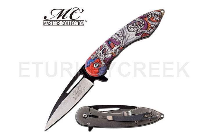 MASTERS COLLECTION MC-A051WH SPRING ASSISTED KNIFE