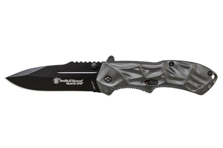 Wesson Black Ops Gray Spring Assisted Knife