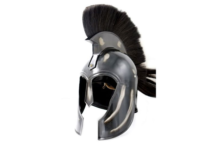 Medieval Warrior 300 Spartan Greek Troy Helmet wit...