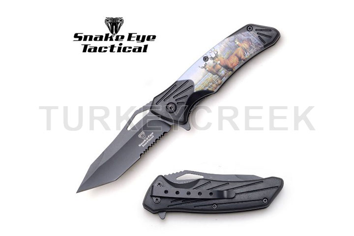 Snake Eye Wild Life Collection Spring Assist Knife...