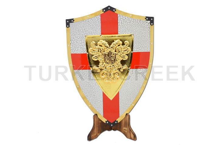 Medieval Warrior Holy Roman Shield Comes With Disp...