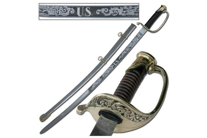 US Civil War 1850 Army Staff Field Officers Sword