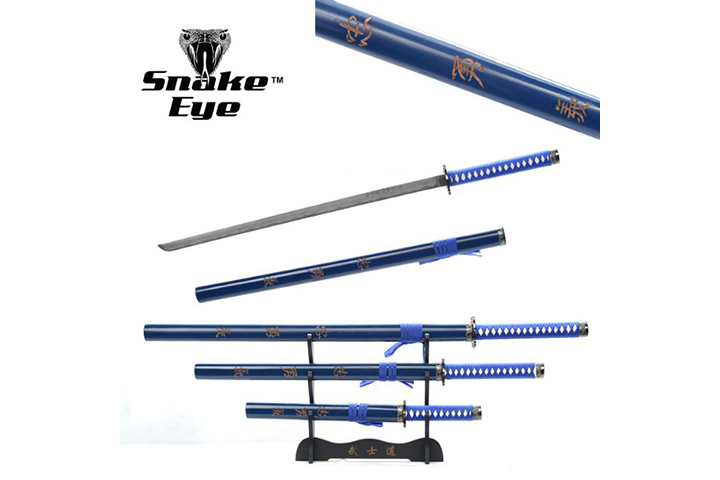 Snake Eye Tactical 3Pcs Dragon Samurai Sword Set L...