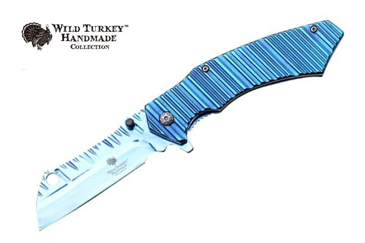 Wild Turkey Handmade Collection Spring Assist Knif...