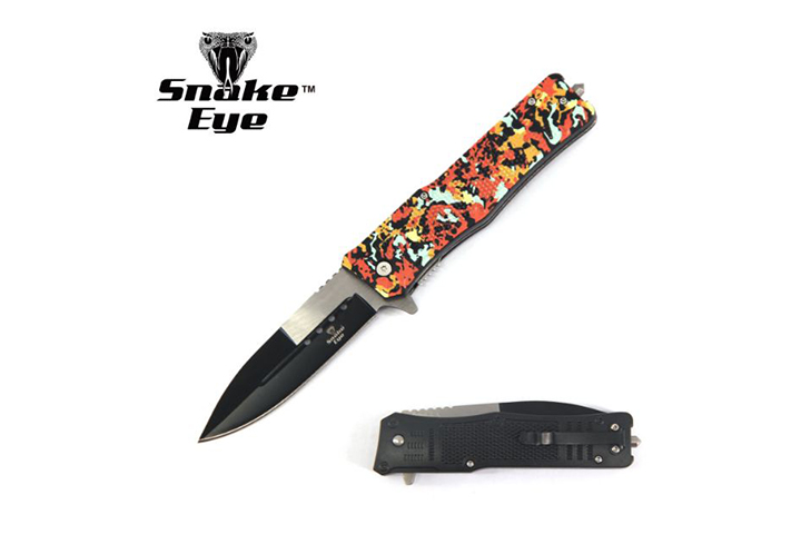 Snake Eye Tactical CA2 Spring Assist knife With Gl...