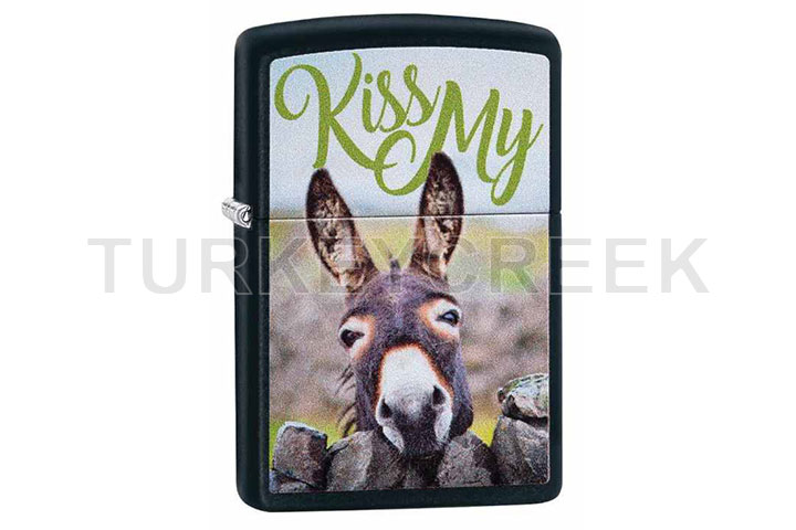 Zippo Kiss My Donkey Design Lighter