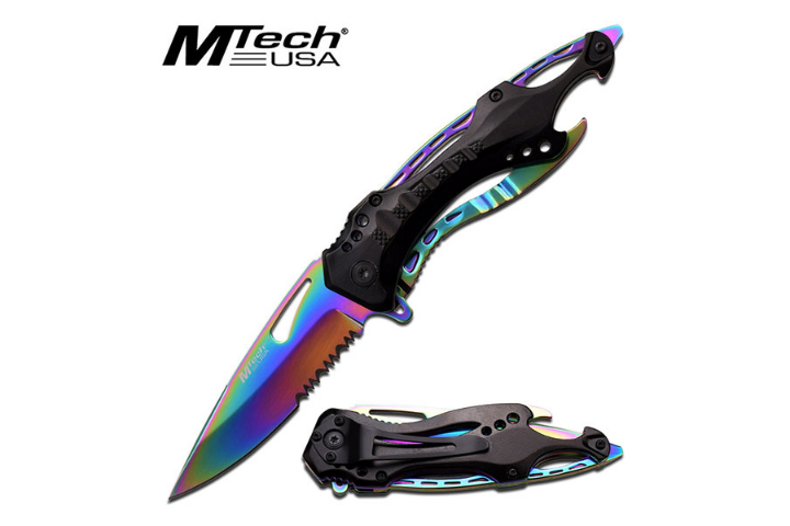 MTECH USA MT-705RB TACTICAL FOLDING KNIFE 4.5