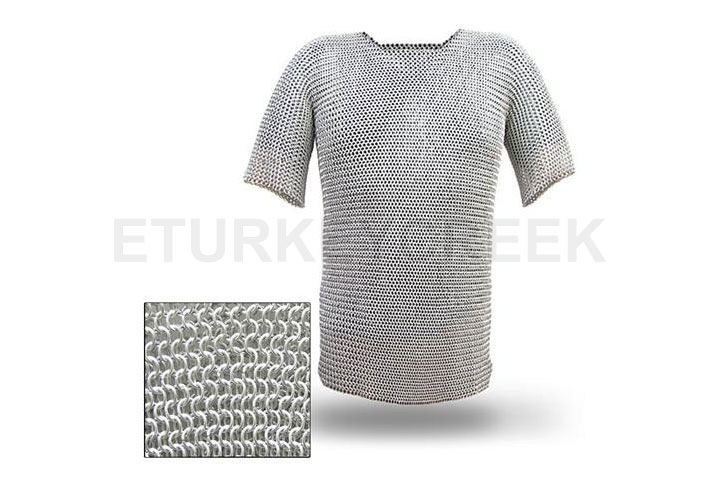 Haubergeon Replica Chain Mail Armor Long Shirt