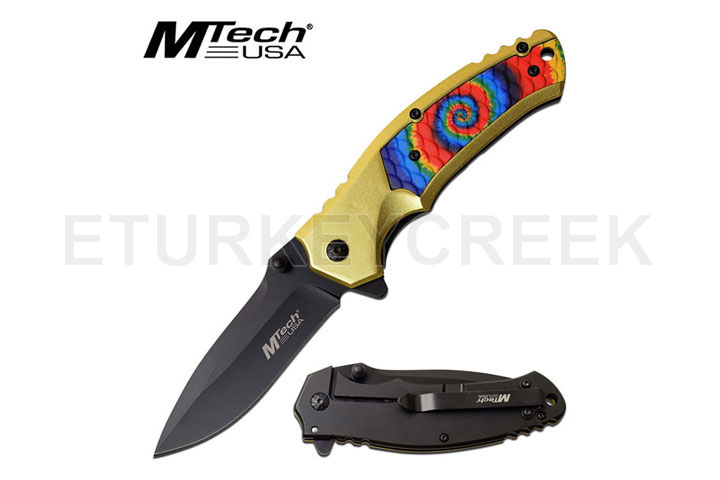 MTECH USA MT-A1055YL SPRING ASSISTED KNIFE