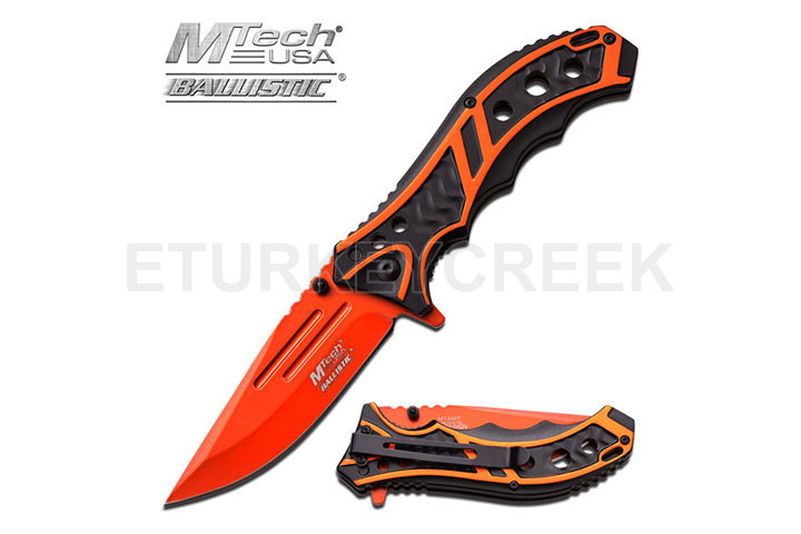 MTech USA MT-A907OR SPRING ASSISTED KNIFE 4.75